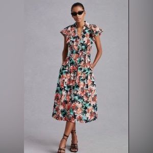 Anthropologie Maeve Flutter dress NWT petite